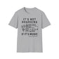 It’s not Hoarding if it’s Music Unisex Softstyle T-Shirt