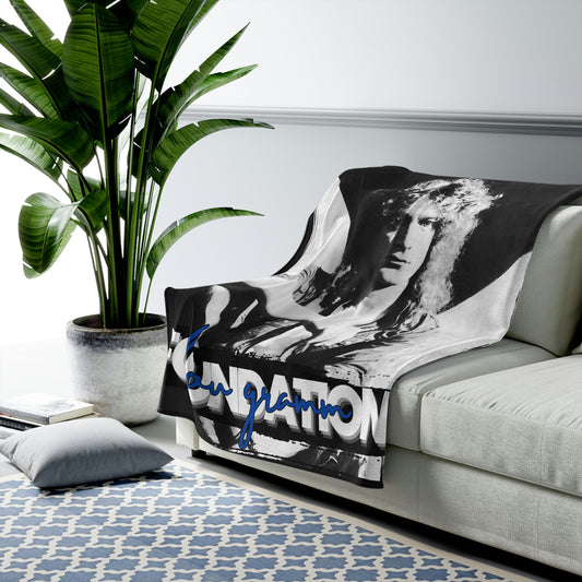 Lou Gramm Foundation Velveteen Plush Blanket
