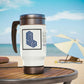 Stainless Steel Travel Mug with Handle, 14oz