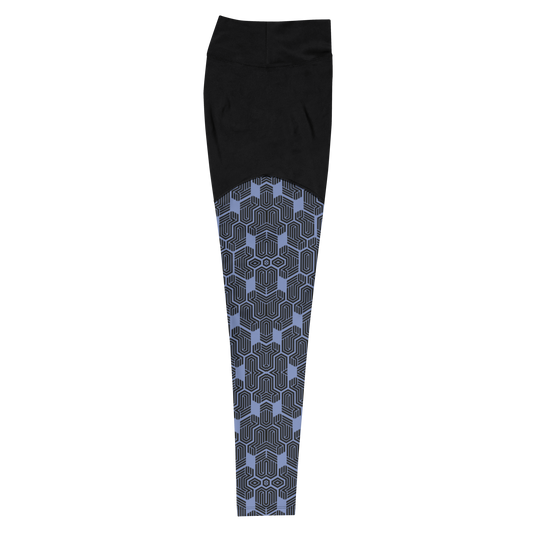 Ready or Not Yoga Pants - Purple & Black